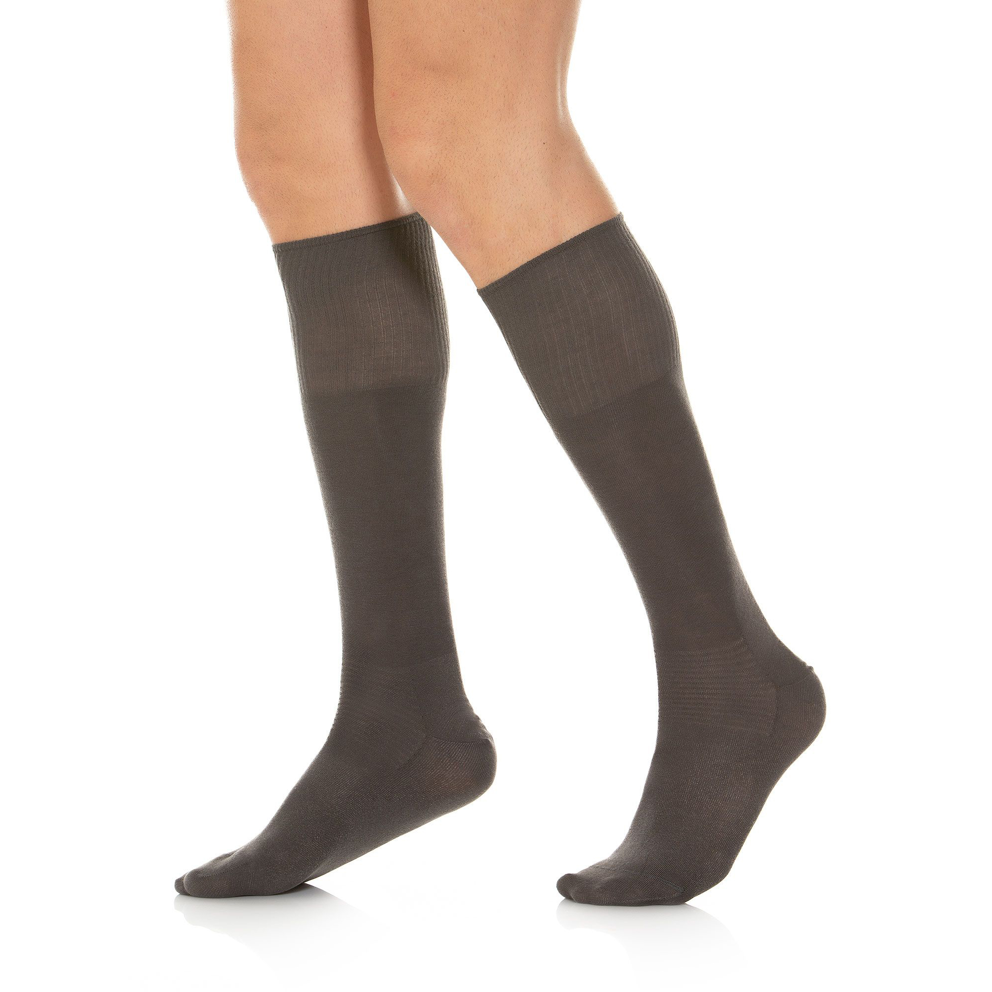 Diabetische kniekous zilverdraad 550L - 02 550l antracite 1 2 2 - 550L (12)
