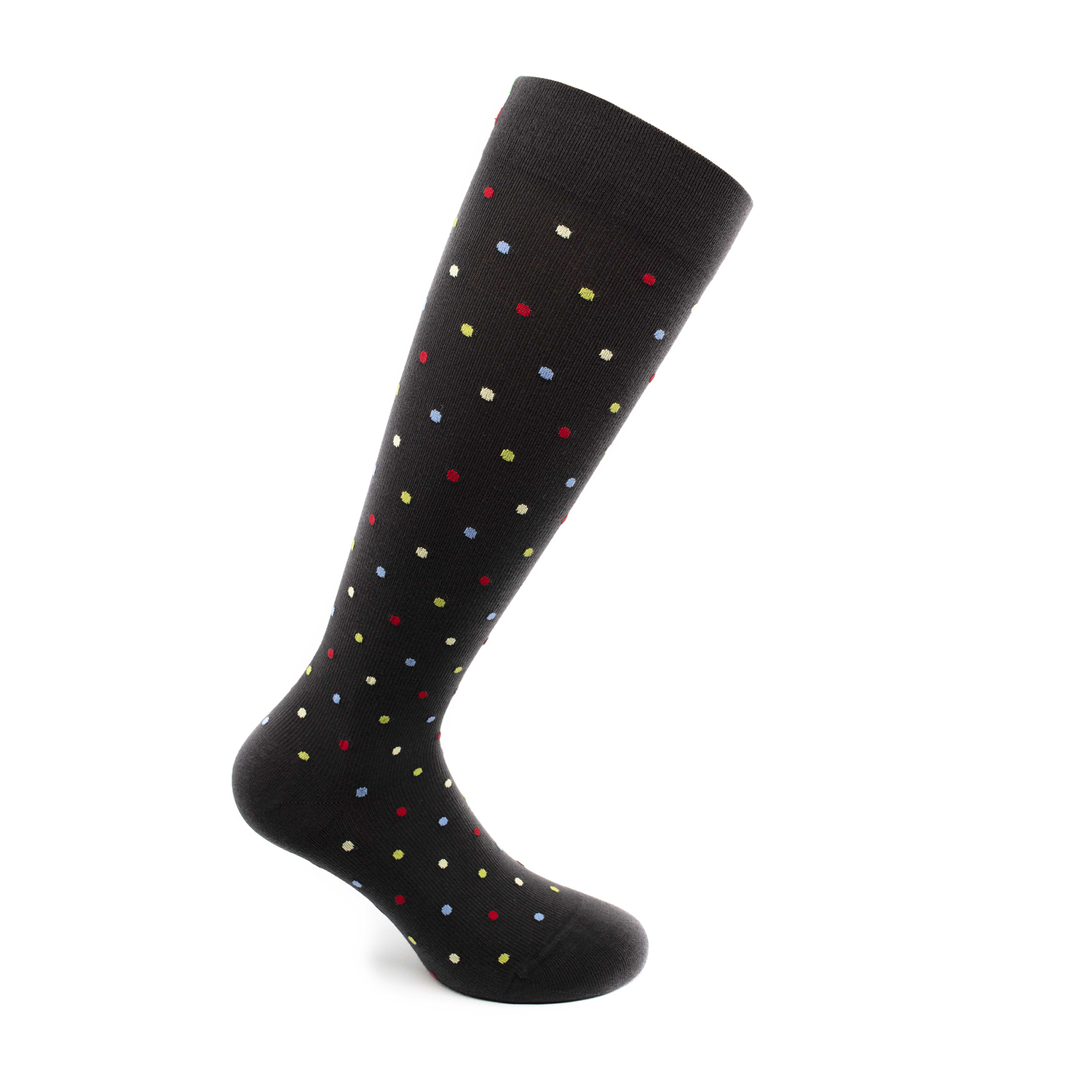 Fancy kniekous 810 - Fancy socks 01 pois 198 grafite 3 - 810